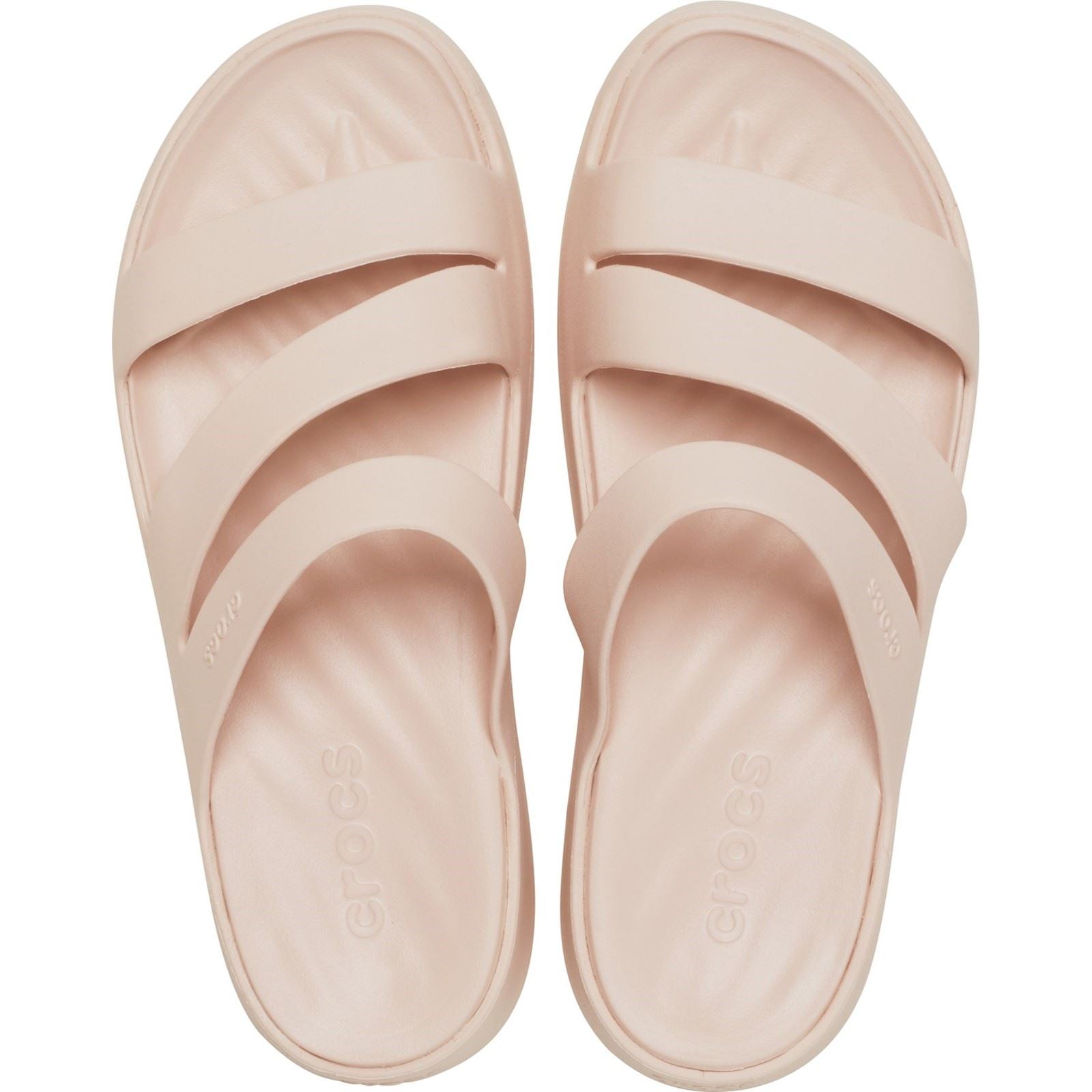 Crocs Getaway Strappy Synthetic Women's Quartz Sandals