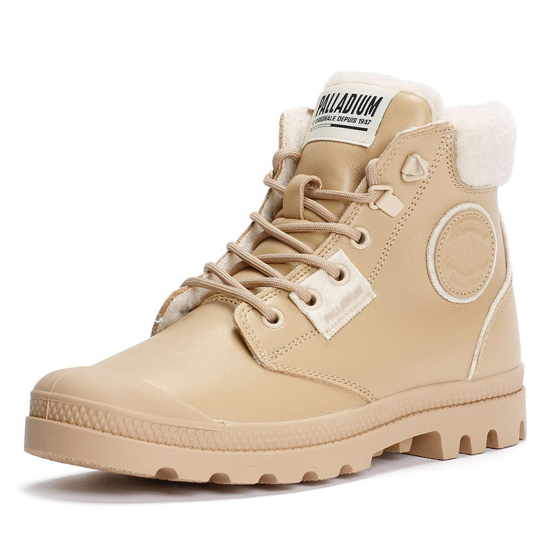 Palladium Pampa HI Snow Warm Leather Women's Cuban Sand Boots