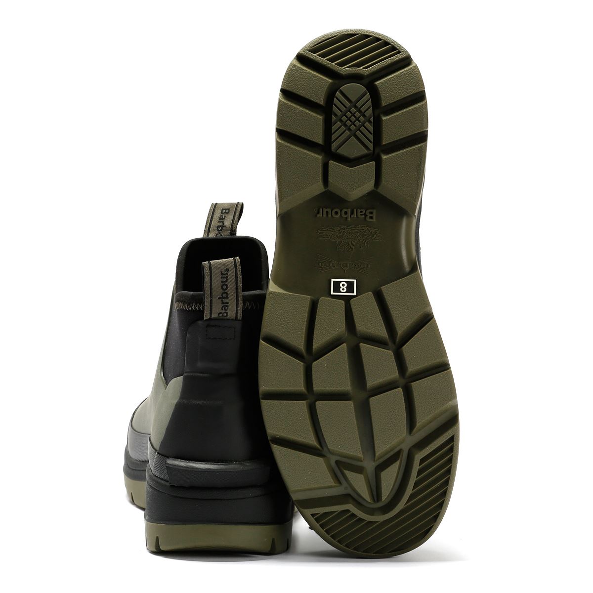 Barbour Ridge Men's Uniform Green Ankle Wellington Boots