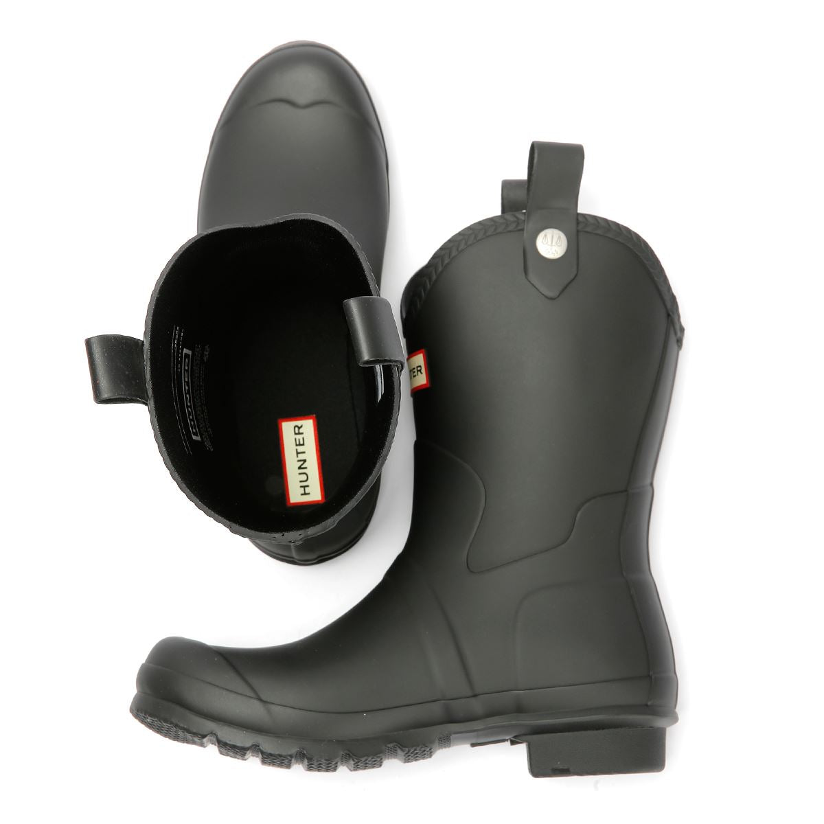 Hunter Original Cowboy Rubber Women's Black Wellington Boots