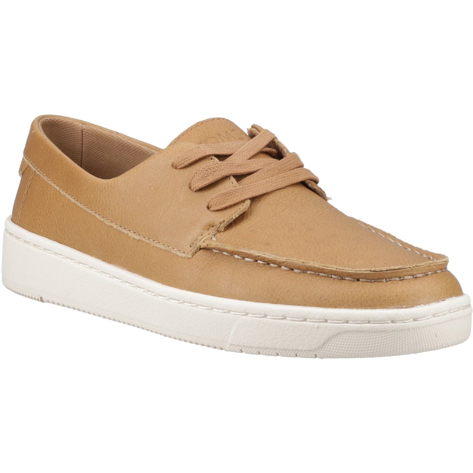 TOMS TRVL Lite London Leather Men's Tan Lace-Up Shoes