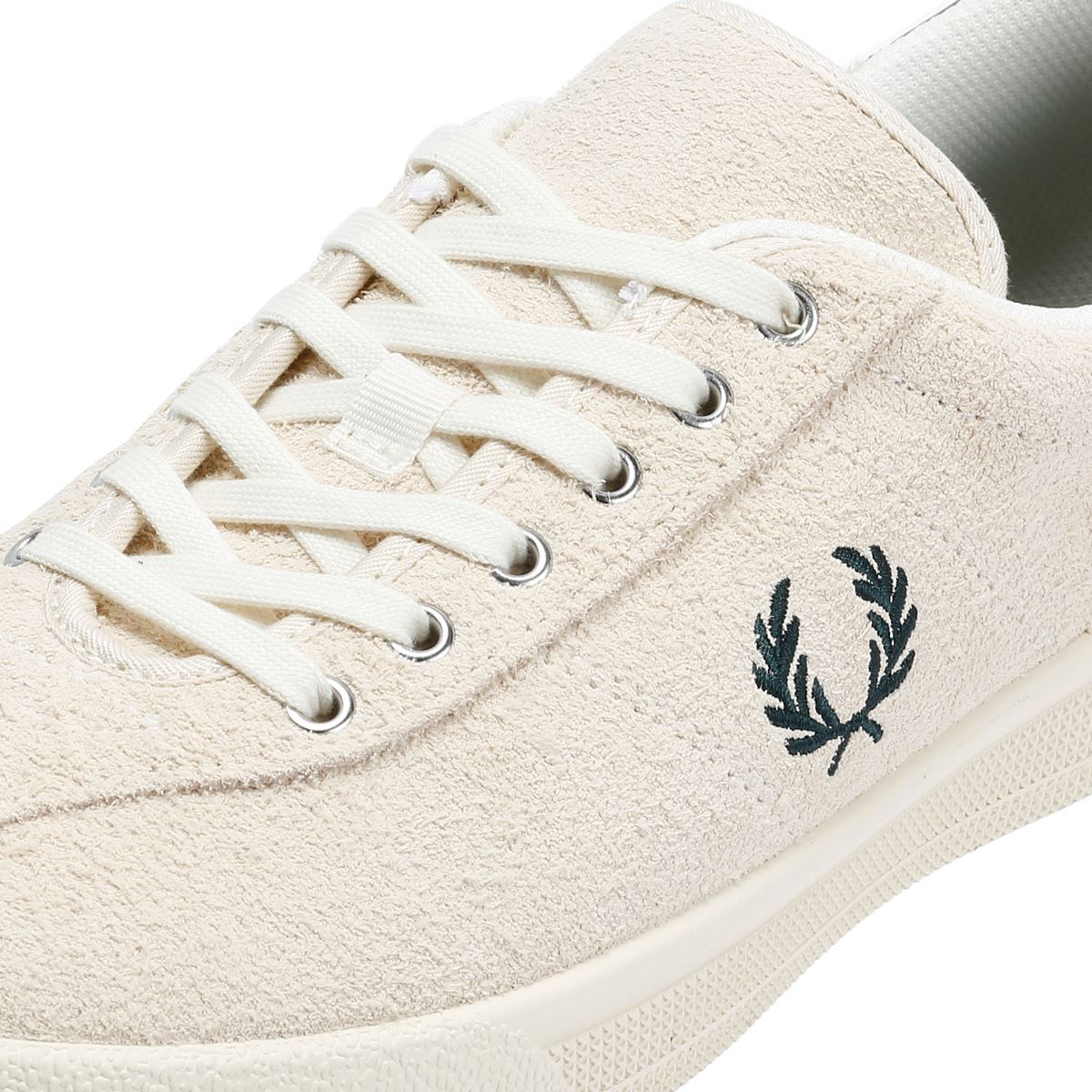 Fred Perry Tennis Shoe Suede Men's Ecru/Grassroot Trainers