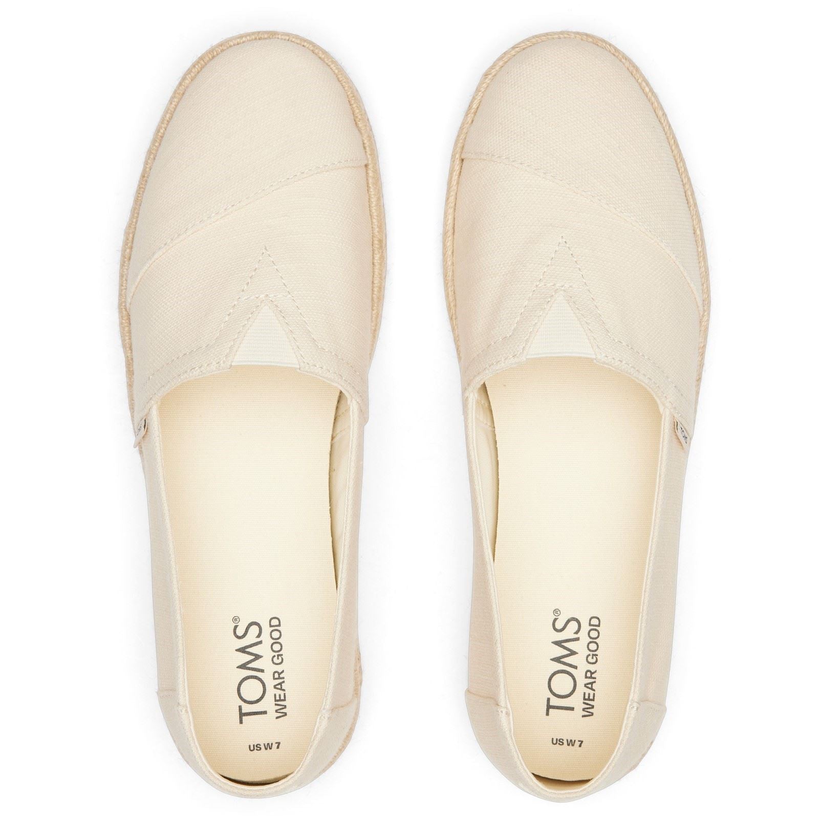 TOMS Alpargata Rope 2.0 Shoe Cotton Women's Natural Espadrilles