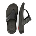 FitFlop F-Mode Go Adjustable Flatform Women's Black Sandals