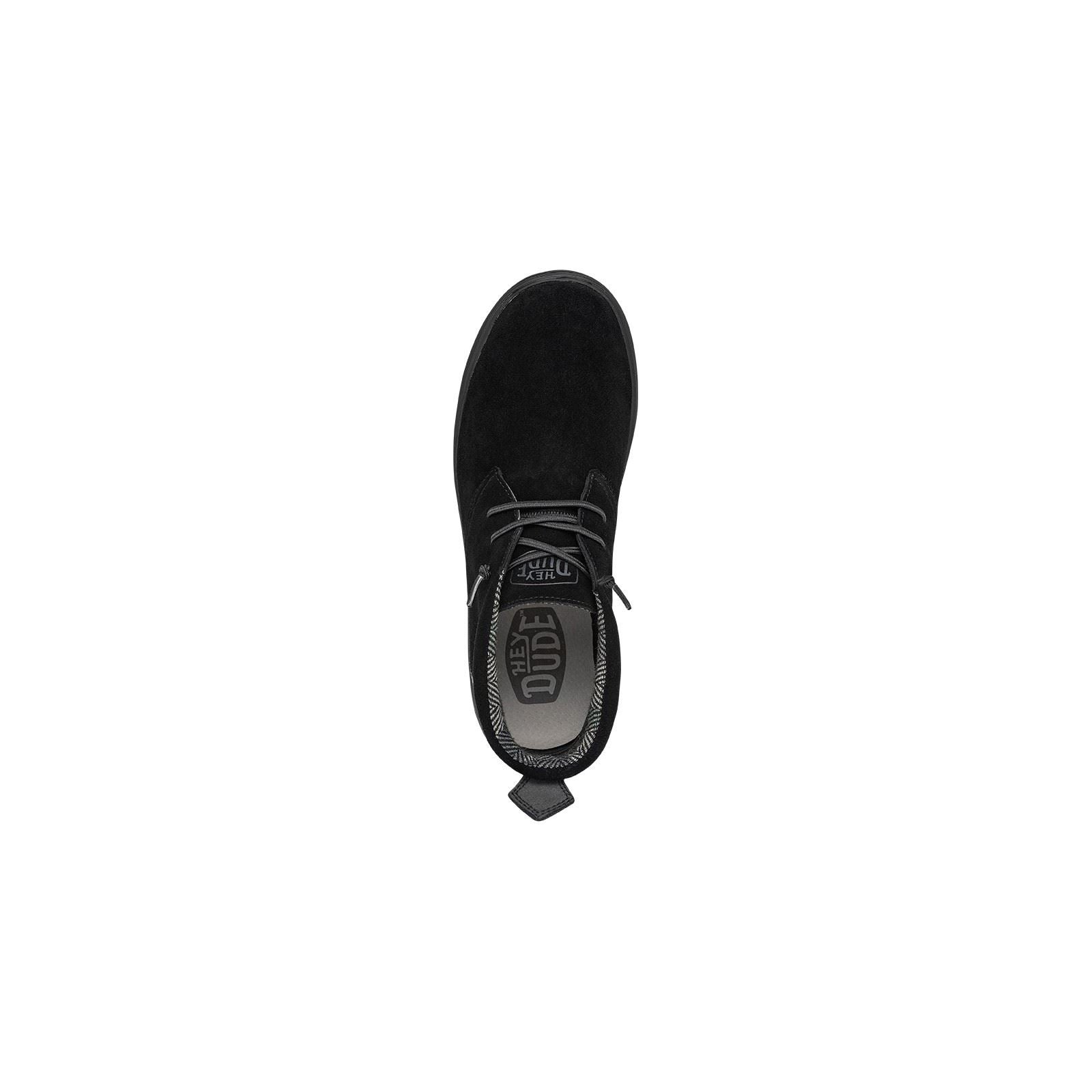 HEYDUDE Jo Suede Men's Jet Black Boots