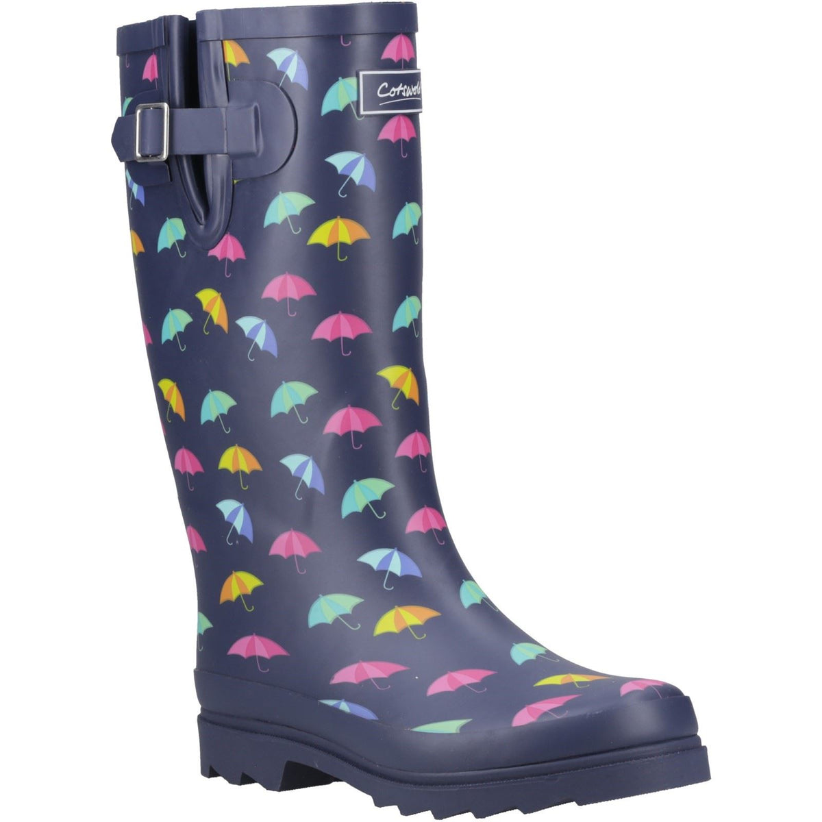 Cotswold Cleeve Tall Rubber Women's Navy Wellington Boots