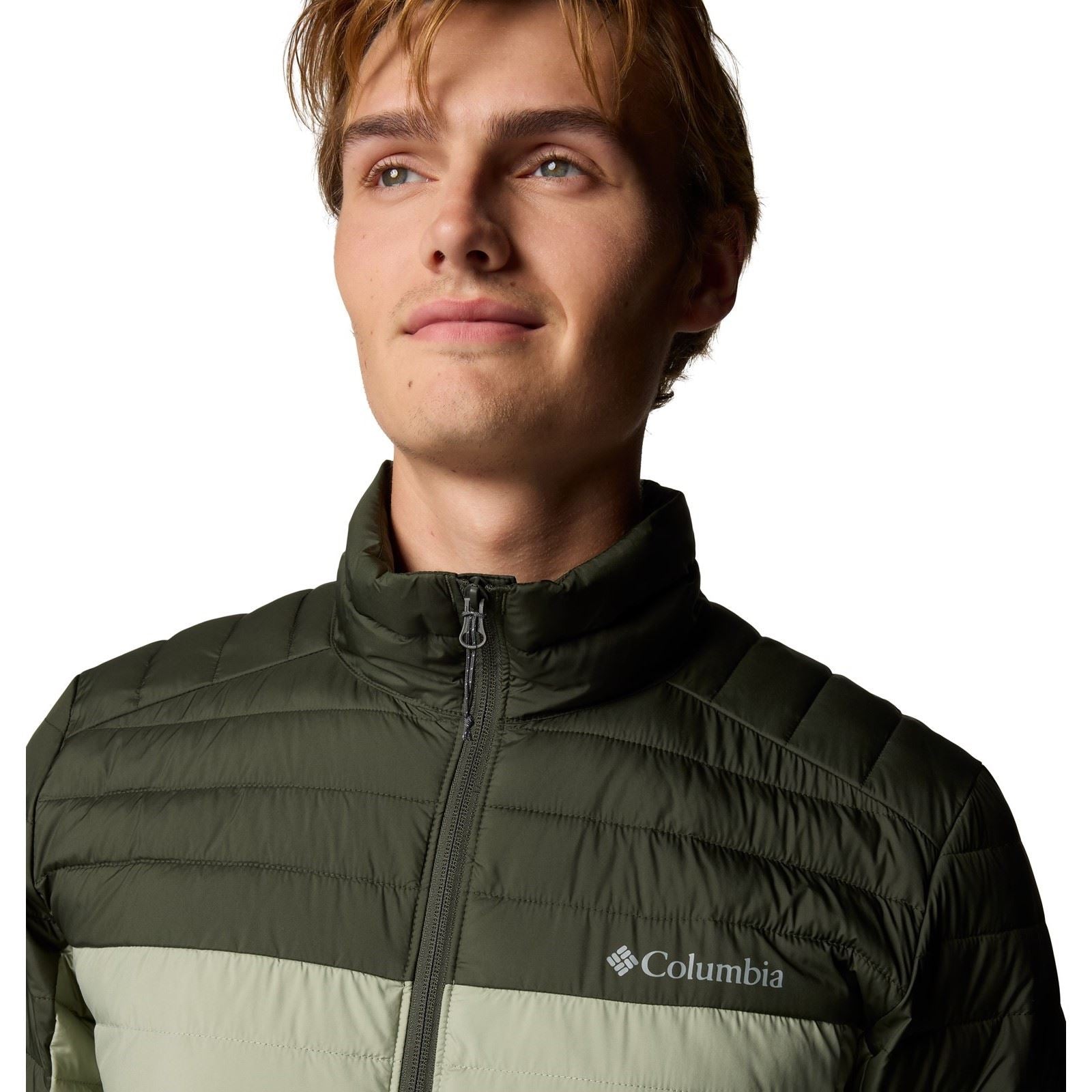 Columbia Silver Falls II Jacket Men's Green Puffer Jacket