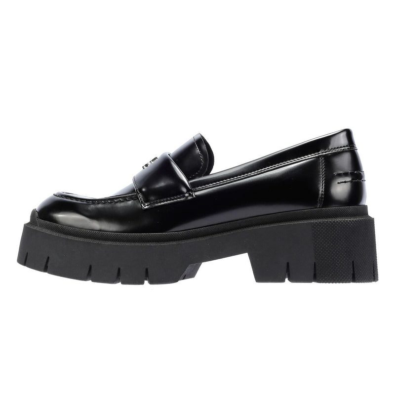 Hugo Kris Leather Women's Black Loafers