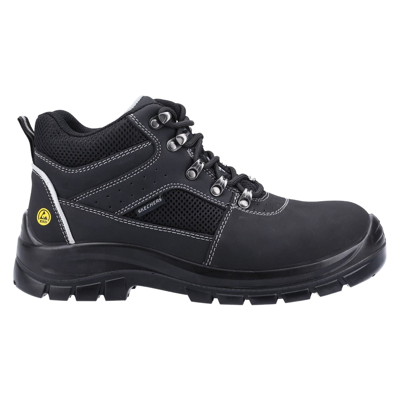 Skechers Workwear Trophus Letic Nubuck Men's Black Safety Boots