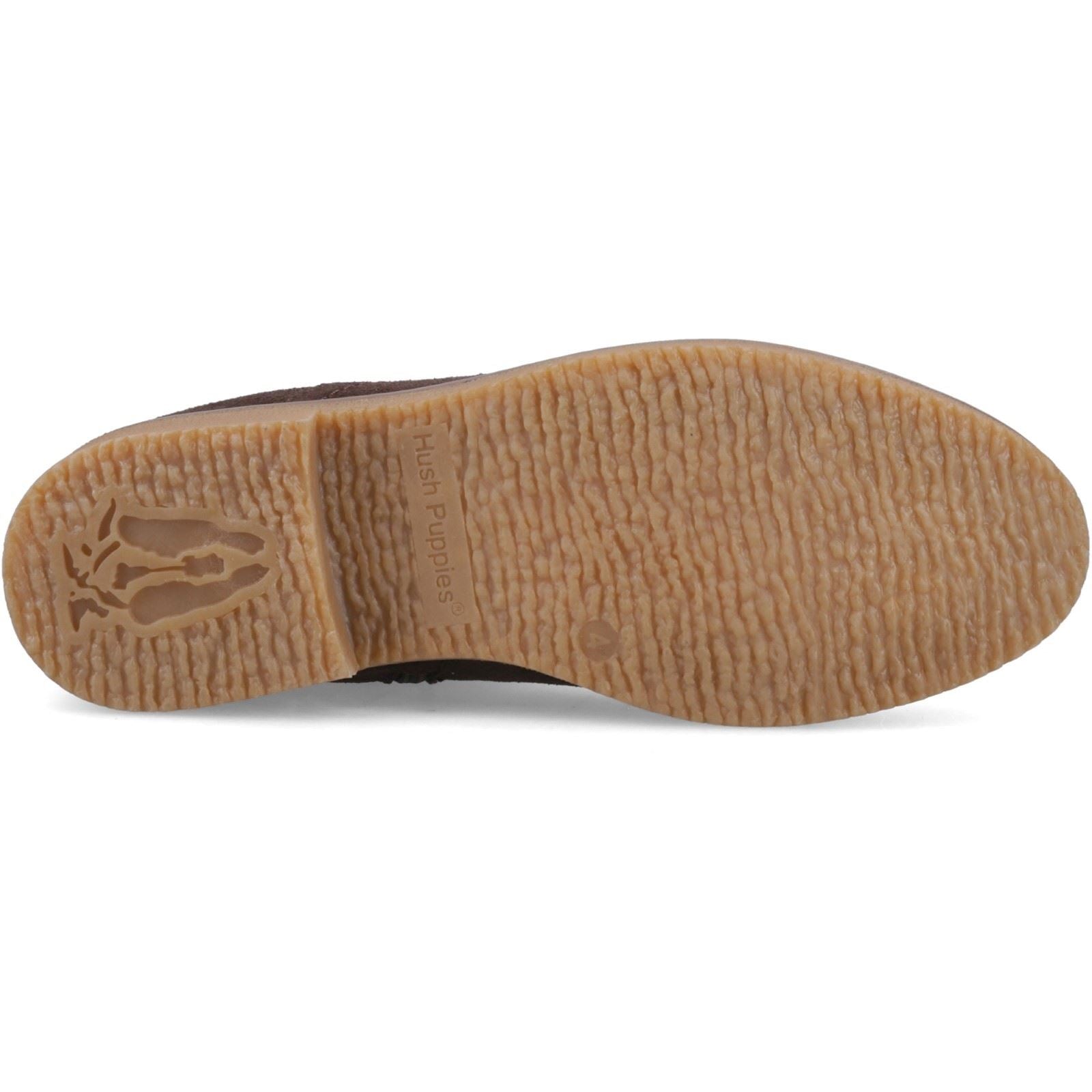 Hush Puppies Maddy Suede Women's Chocolate Wide Fit Boots