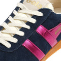 Gola Elan Glitz Suede Women's Navy/Fuchsia/Emerald Trainers