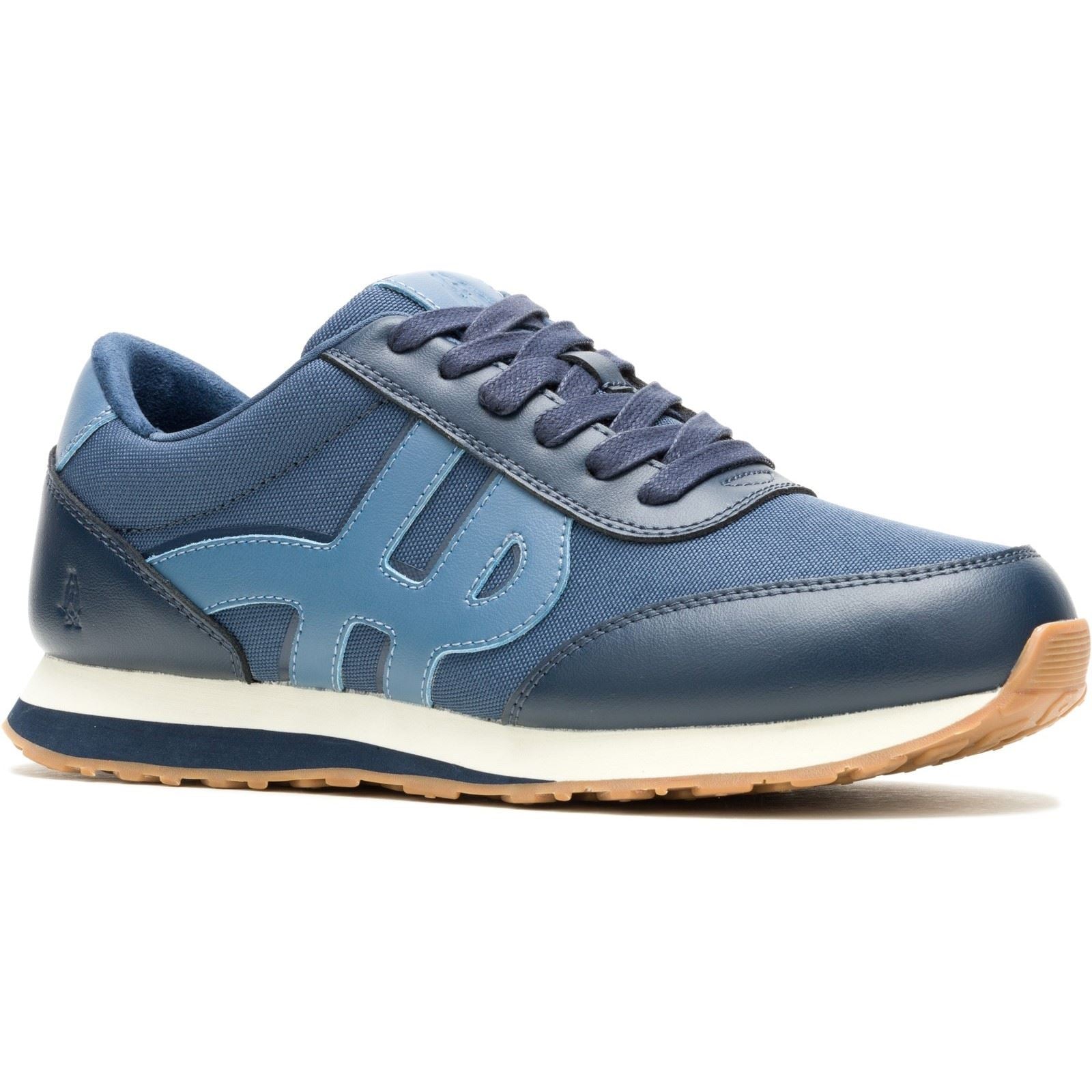 Hush Puppies Seventy8 Leather Men's Blue Trainers