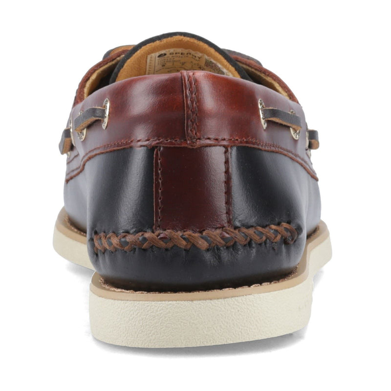 Sperry Authentic Gold Cup Leather Men's Black/Brown Boat Shoes