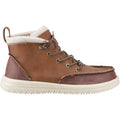HEYDUDE Bradley Tumbled Classic Synthetic Men's Cognac/Multi Ankle Boots