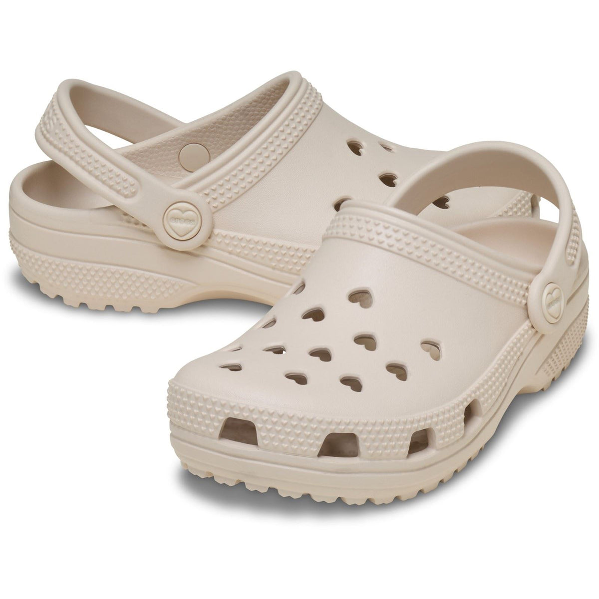 Crocs Classic Hearts Kid EVA Girl's Frappé Casual Shoes - Clogs