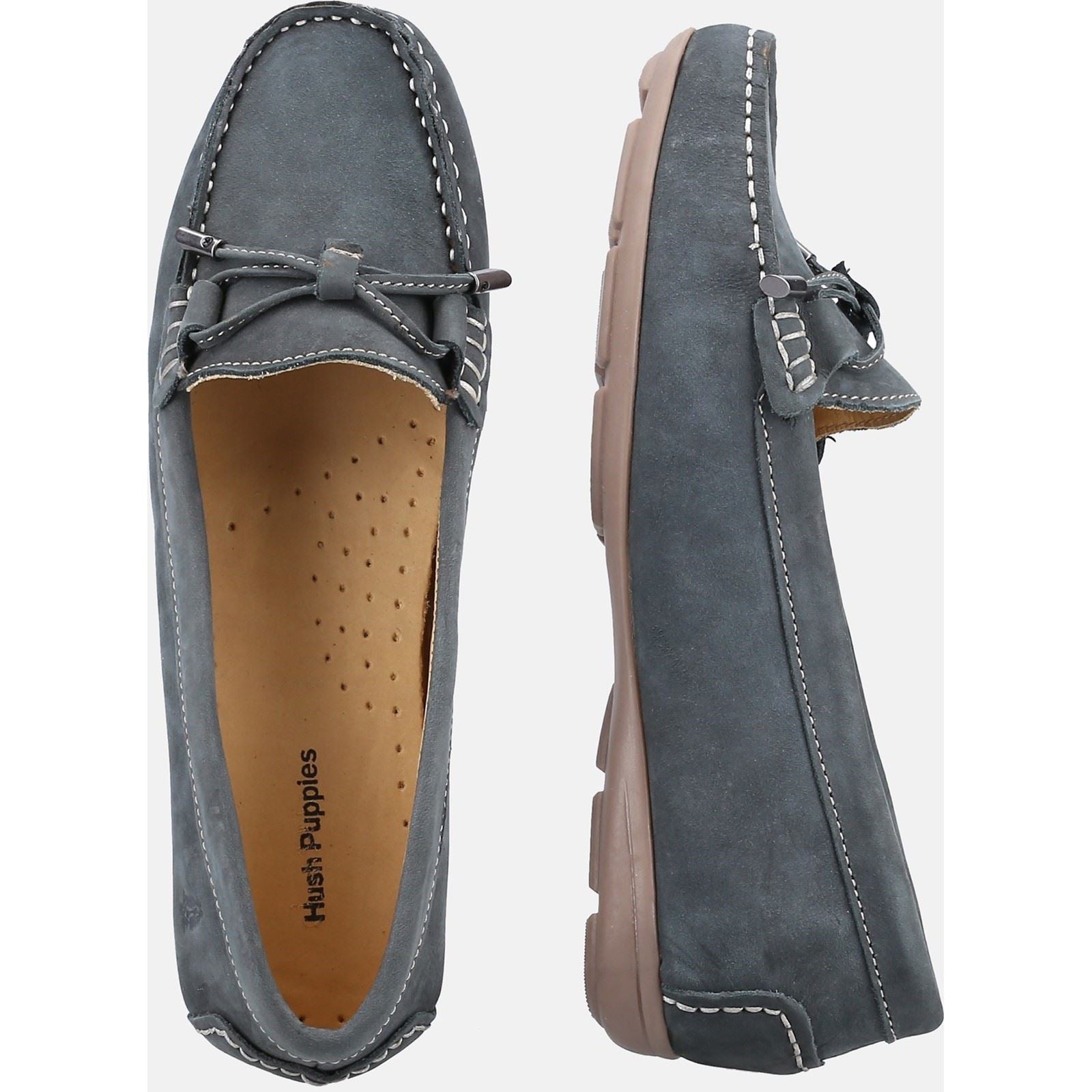 Hush Puppies Maggie Leather Women's Peacock Loafers