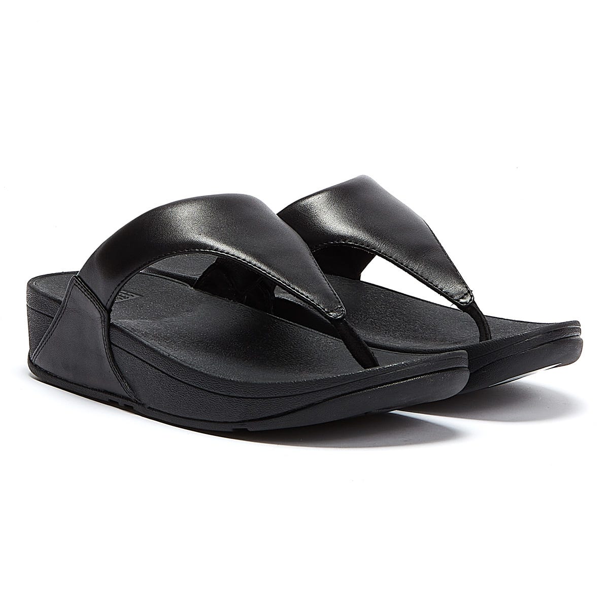 FitFlop Womens Black Lulu Sandals