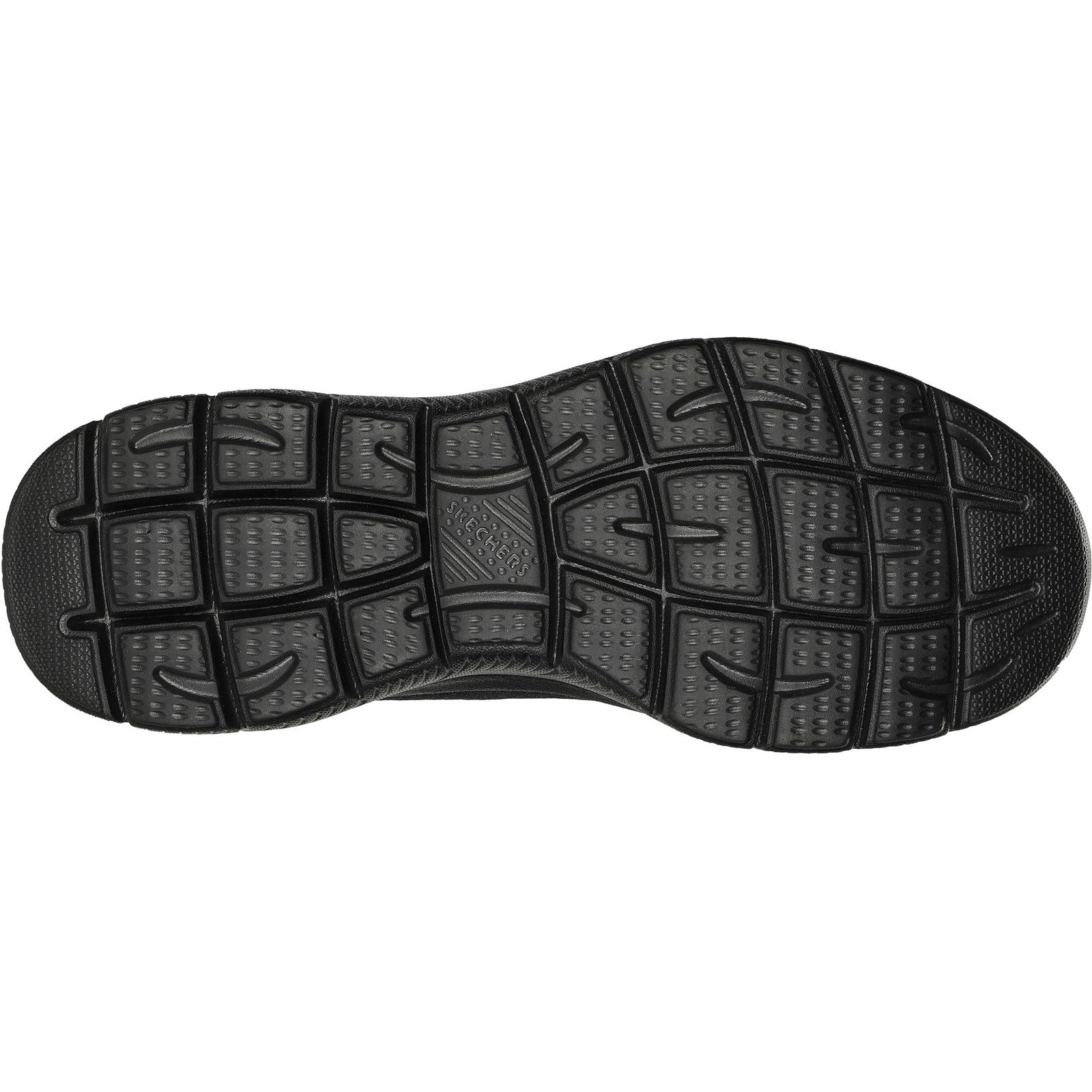 Skechers High Range 232457-BBK Black Slip On Shoe