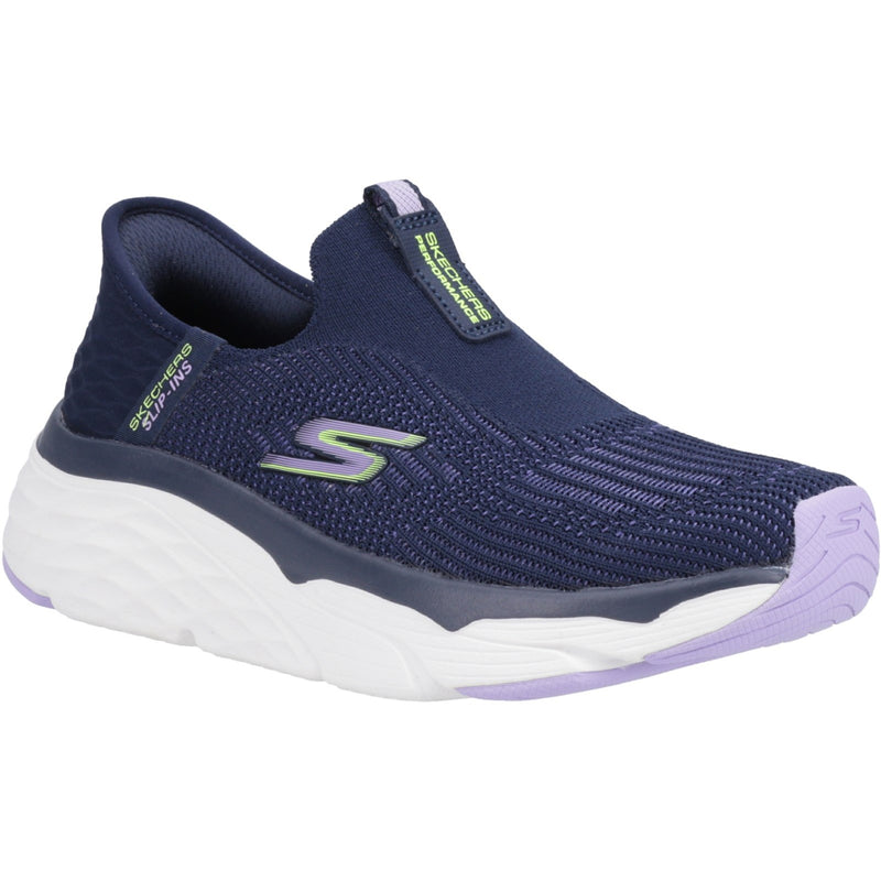 Skechers Womens Max Cushioning - Smooth 128571-NVLV Navy/Lavender Slip ...