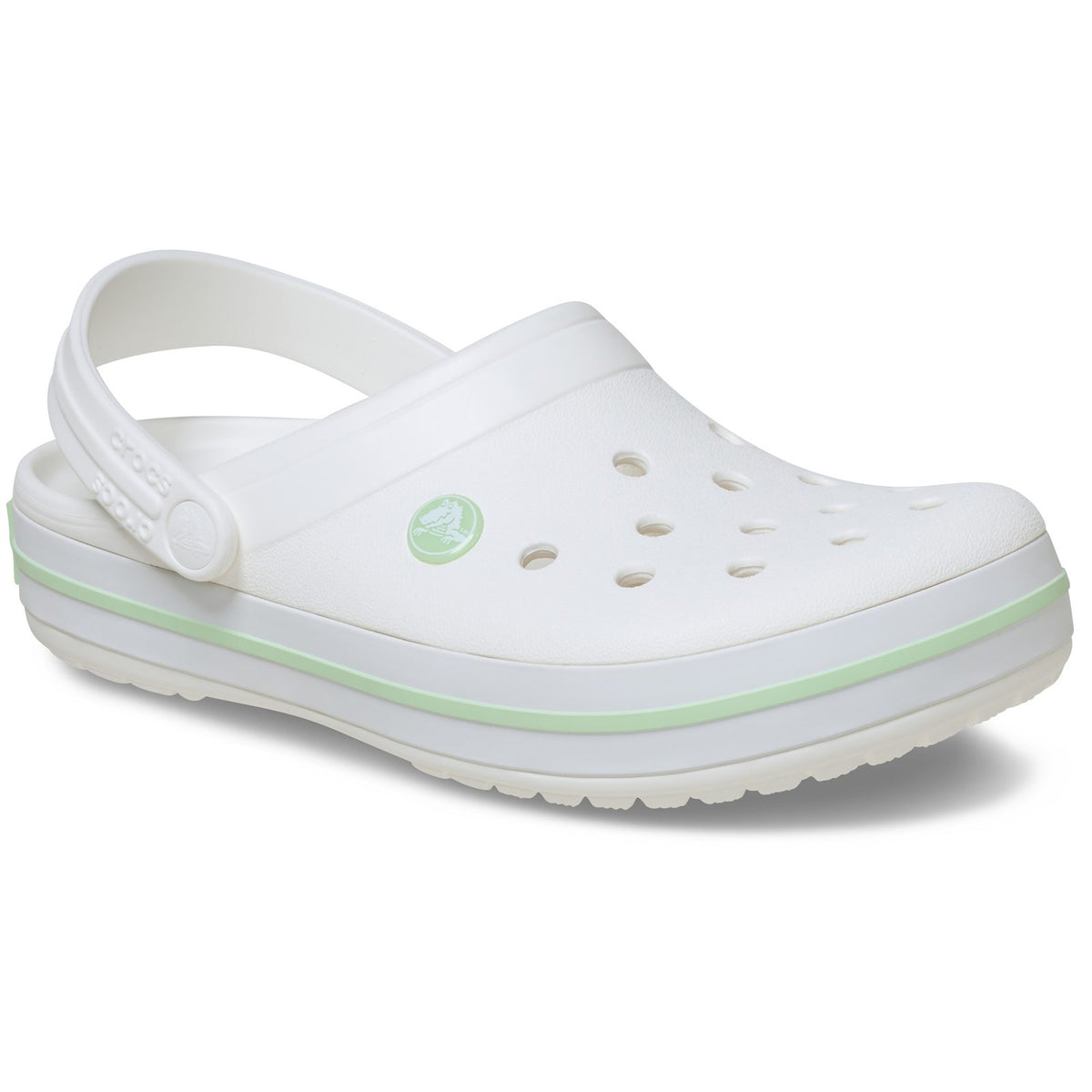 Crocs Crocband EVA Women's White/Serene Green Clogs
