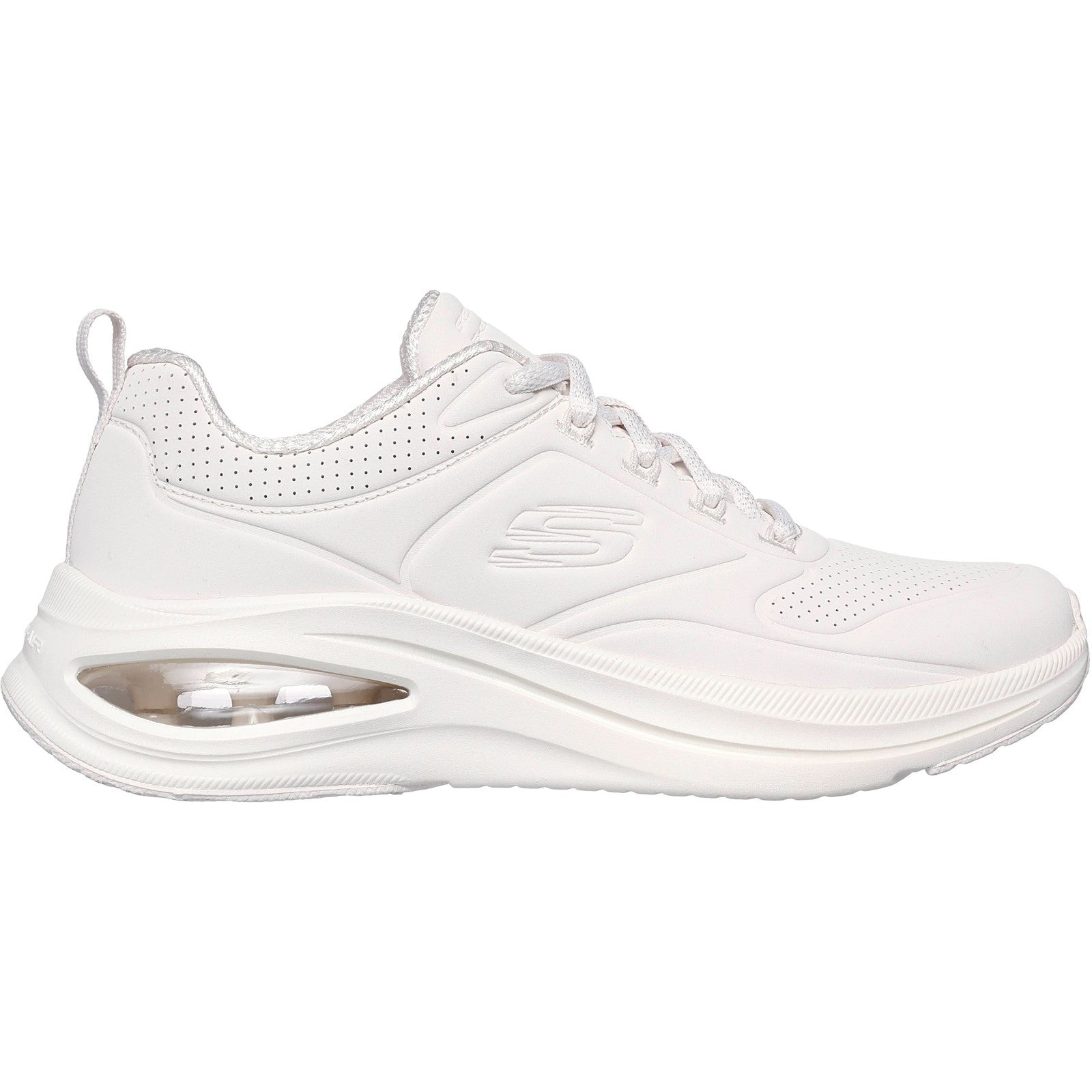 Skechers Womens Skech-Air Meta Extraordinaire 150136-OFWT Off White Lace Up Shoe