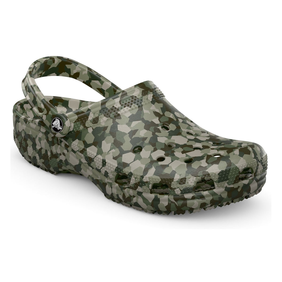 Crocs Classic Confetti EVA Men's Army Green Clogs