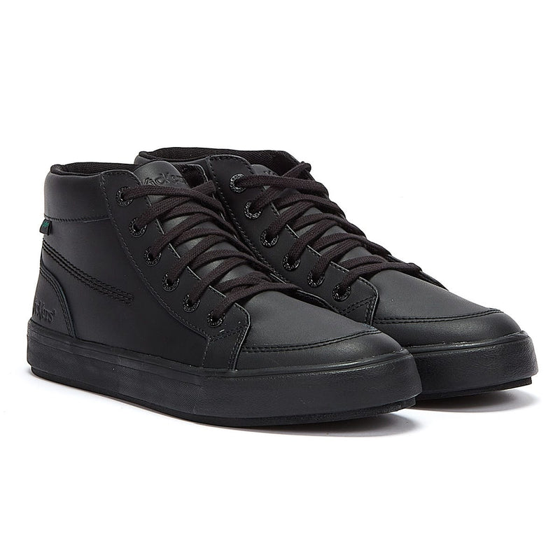 Kickers Tovni Hi Leather Mens Black Shoes