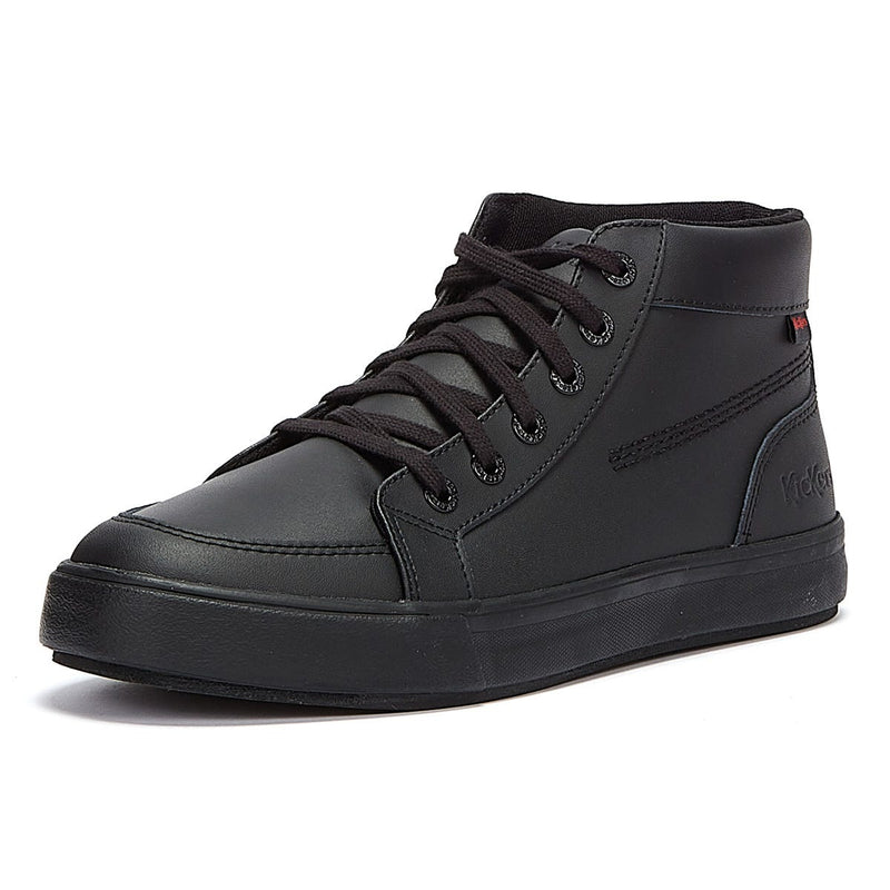 Kickers Tovni Hi Leather Mens Black Shoes