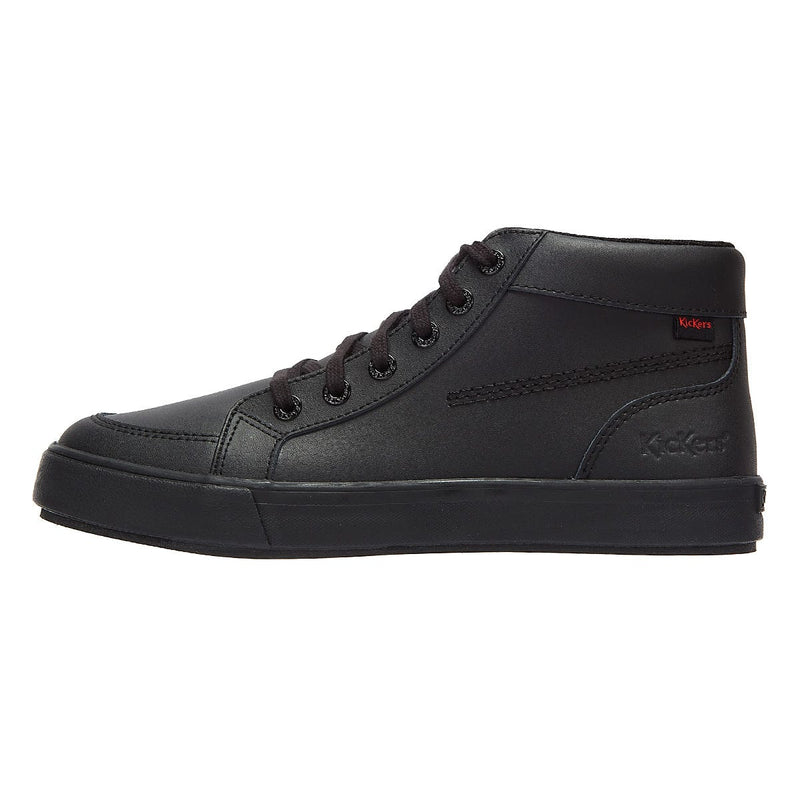 Kickers Tovni Hi Leather Mens Black Shoes