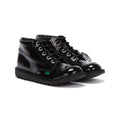 Kickers Youth Kick Hi Black Patent