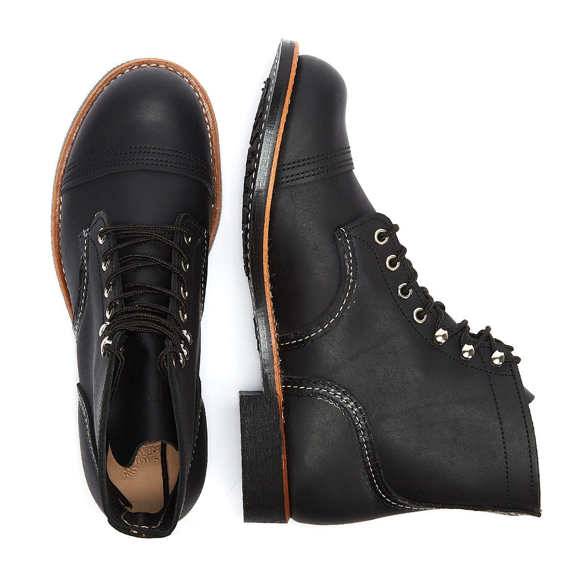 Red Wing Shoes Iron Ranger Harness Mens Black Boots