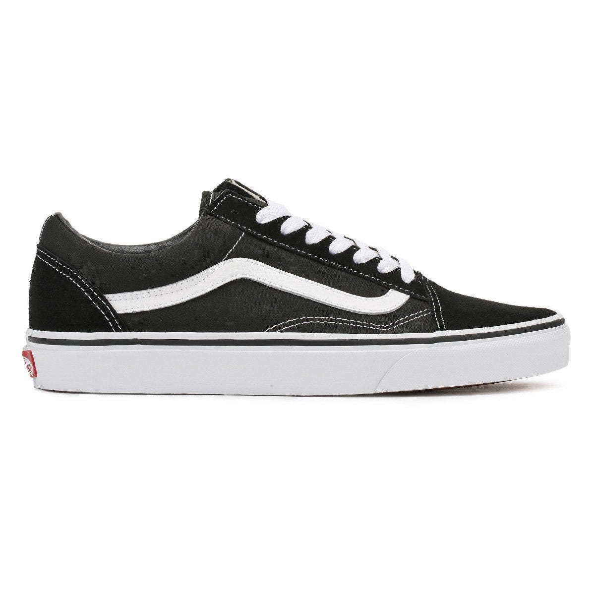 Vans Old Skool Womens Black / White Canvas Trainers