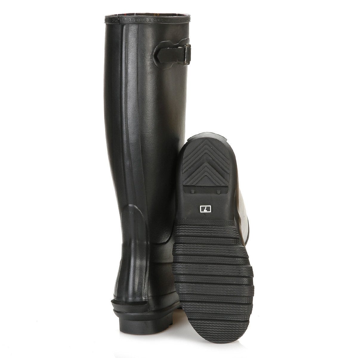 Barbour Mens Black Bede Wellington Boots