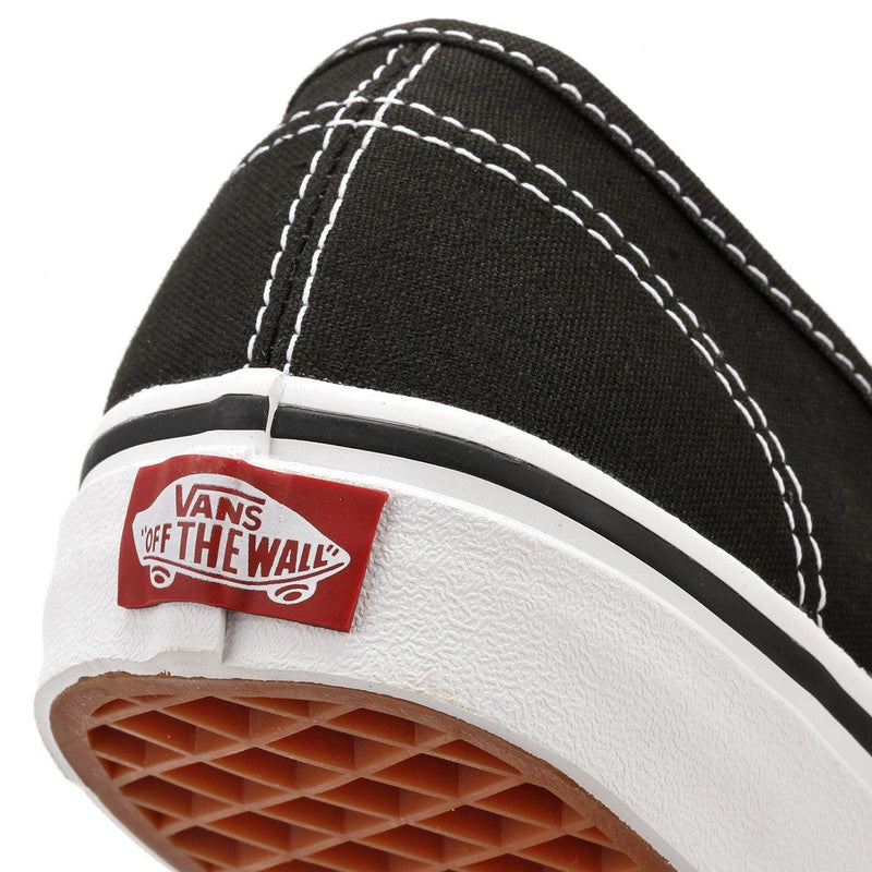 Vans Authentic Black / White Canvas Trainers