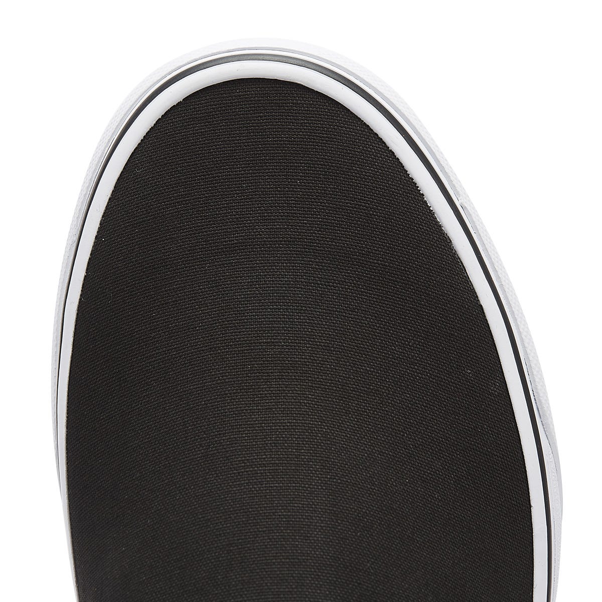 Vans Classic Slip on Black / White Canvas Trainers