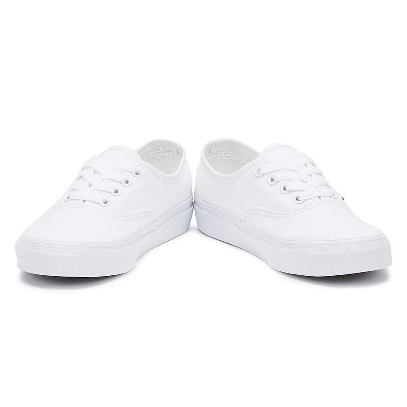 Vans Authentic Mens White Canvas Trainers